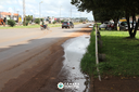 Águas se acumulam ao longo da Avenida Olacir de Moraes Águas se acumulam ao longo da Avenida Olacir de Moraes