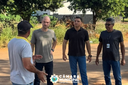 Baioto, Dricka e Gringo acompanham fase final de pavimentação do Distrito Marechal Rondon Baioto, Dricka e Gringo acompanham fase final de pavimentação do Distrito Marechal Rondon