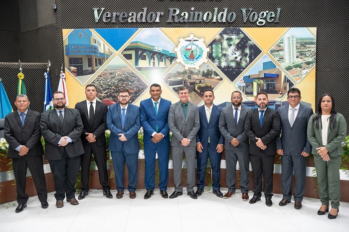 Câmara empossa novos representantes para o mandato 2025/2028 em Campo Novo do Parecis