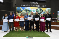 Câmara realiza Sessão Solene para homenagear àqueles que elevam o município através de eventos