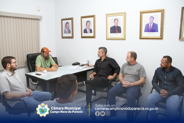 Câmara recebe visita de Presidente do Legislativo de Comodoro