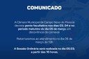 Comunicado - Feriado de Carnaval Comunicado - Feriado de Carnaval