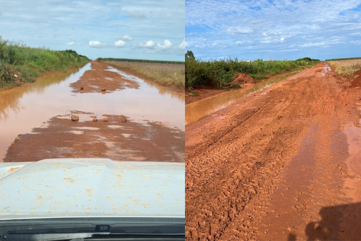 Equipe de Infraestrutura atende pedido de vereador e realiza manutenção em estradas vicinais