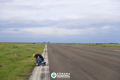 Milton Soares solicita atenção com a falta de limpeza que pode prejudicar a infraestrutura do Aeroporto 