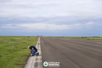 Milton Soares solicita atenção com a falta de limpeza que pode prejudicar a infraestrutura do Aeroporto 