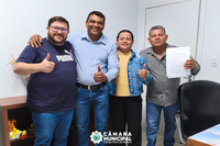 Prefeito interino visita Câmara e estreita laços entre os poderes