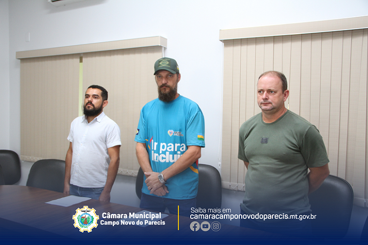 Suplente Aldair dos Santos Souza toma posse na Câmara Municipal de Campo Novo do Parecis
