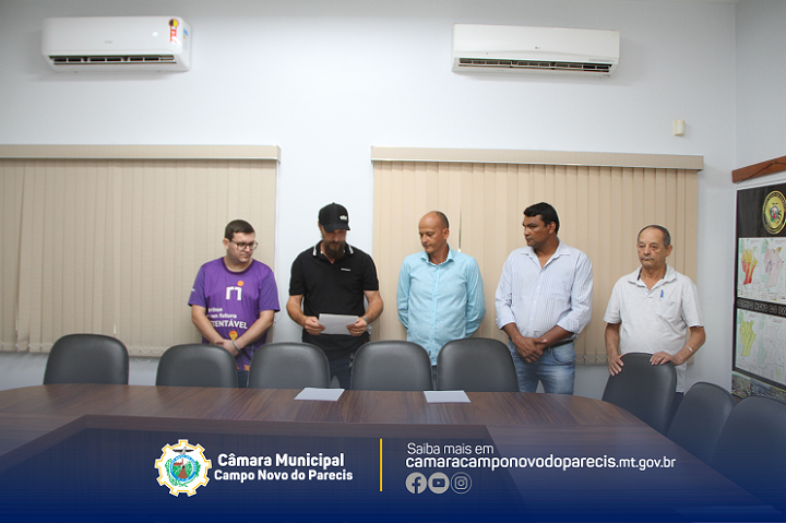 Suplente Satílio da Silva Neves toma posse na Câmara Municipal de Campo Novo do Parecis