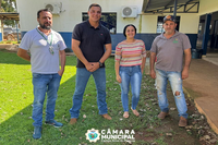 Vereador Baioto buscará melhorias estruturais para E. E. União da Chapada
