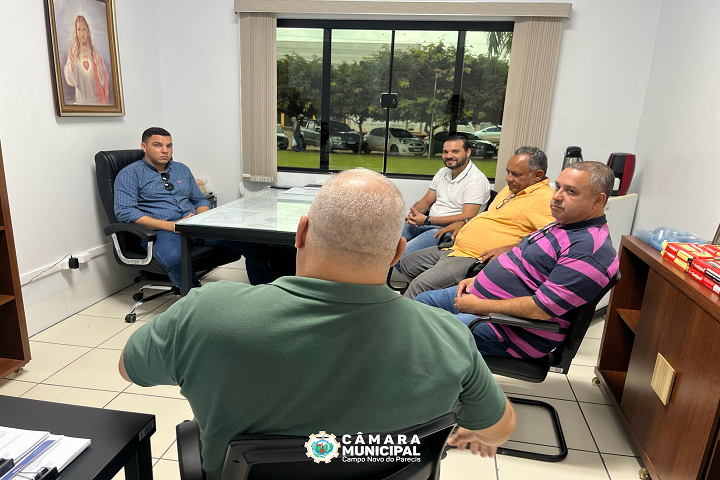 Vereador Baioto recebe representares do MDB