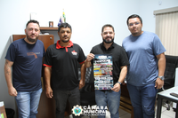 Vereador Beito recebe equipe de Associação de Som Automotivo