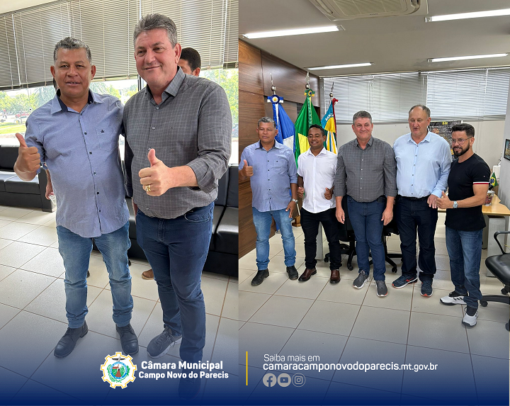 Vereador Elias Barriga acompanha reunião de alinhamento para implantação de núcleo de bombeiros em Sapezal