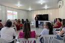 Vereadora Drika Lima visita Casa das Marias e participa de roda de conversa com mulheres