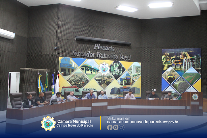 Vereadores apreciam extensa pauta em Sessão Ordinária