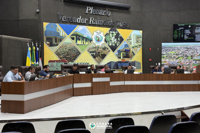 Vereadores discutem projetos em 7ª Sessão Ordinária do ano