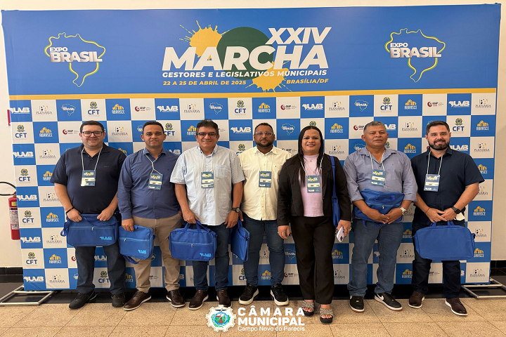 Vereadores participam de Marcha dos Gestores para somar conhecimento ao Legislativo do município